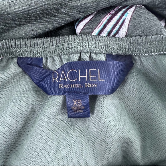 Rachel Roy Olive Green Floral Spaghetti Strap Body Con Dress, XS - Picture 4 of 8